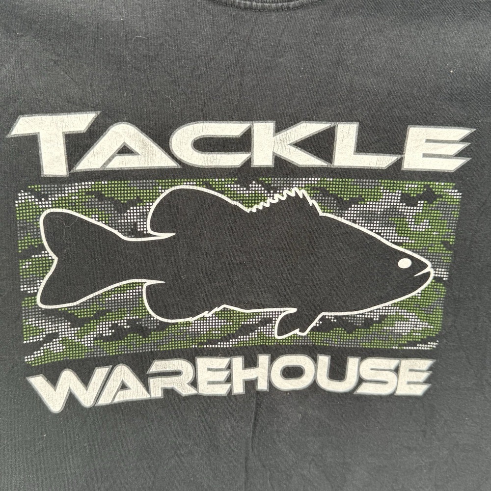 Graphic TACKLE WAREHOUSE sport fishโ fishing outdoorsman SS T Shirt Medium